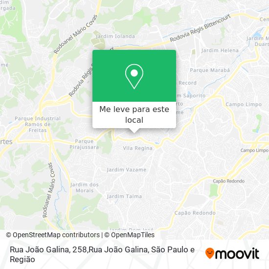 Rua João Galina, 258,Rua João Galina mapa