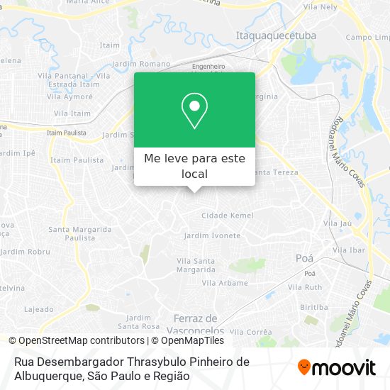 Rua Desembargador Thrasybulo Pinheiro de Albuquerque mapa