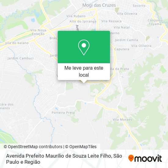 Avenida Prefeito Maurílio de Souza Leite Filho mapa