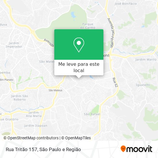 Rua Tritão 157 mapa