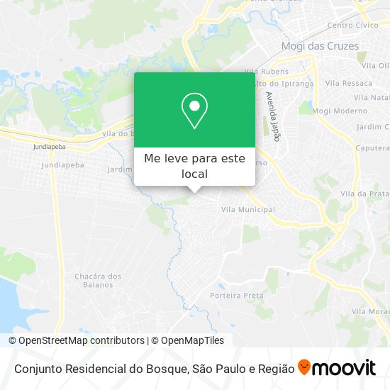 Conjunto Residencial do Bosque mapa