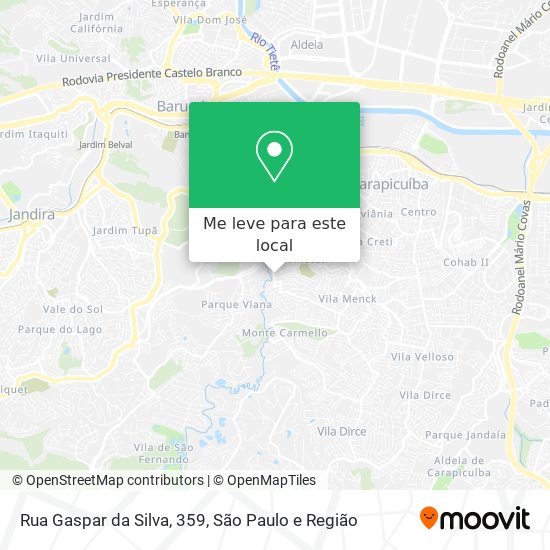 Rua Gaspar da Silva, 359 mapa