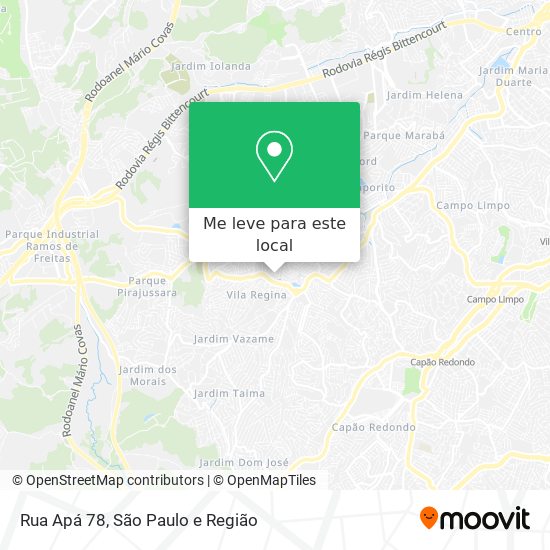 Rua Apá 78 mapa