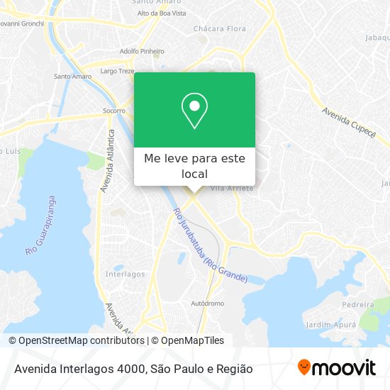 Avenida Interlagos 4000 mapa