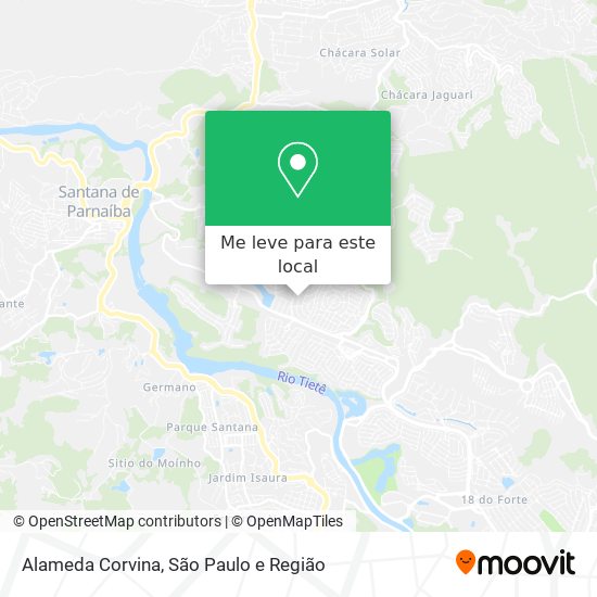Alameda Corvina mapa