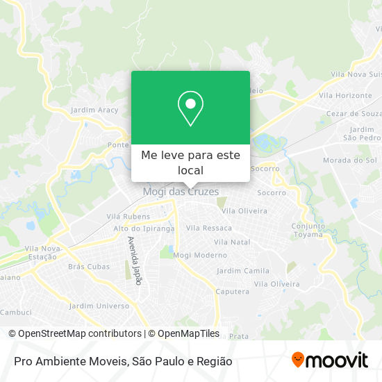 Pro Ambiente Moveis mapa