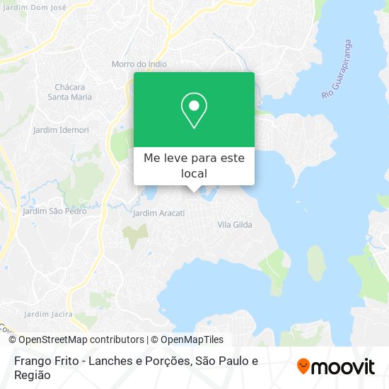 Frango Frito - Lanches e Porções mapa