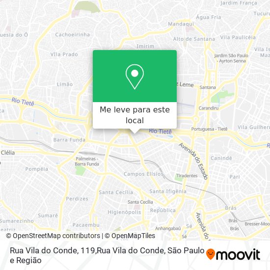 Rua Vila do Conde, 119,Rua Vila do Conde mapa