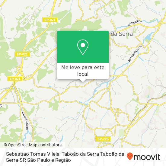 Sebastiao Tomas Vilela, Taboão da Serra Taboão da Serra-SP mapa