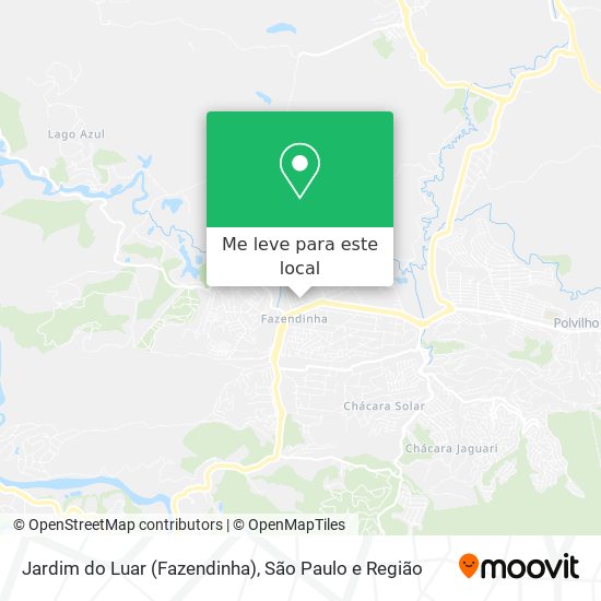 Jardim do Luar (Fazendinha) mapa