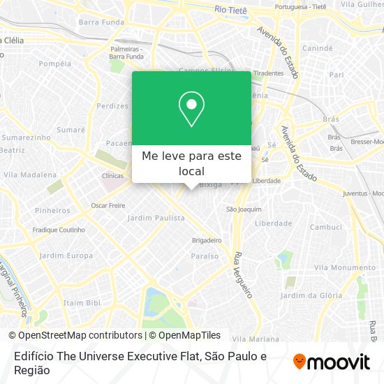 Edifício The Universe Executive Flat mapa