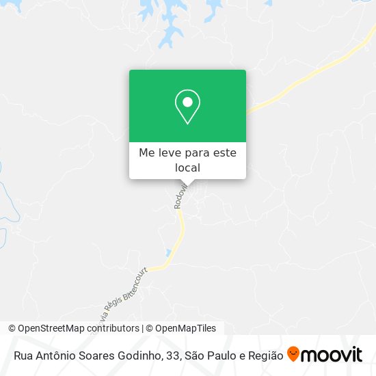 Rua Antônio Soares Godinho, 33 mapa