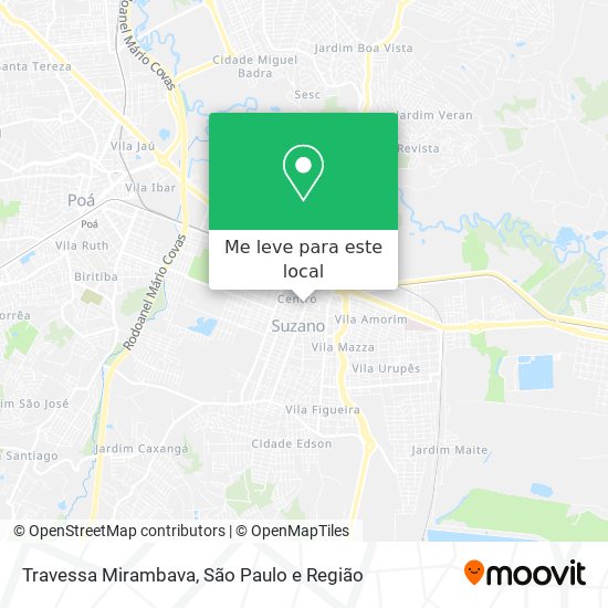 Travessa Mirambava mapa