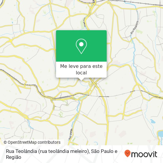 Rua Teolândia (rua teolândia meleiro), Itaquera (Jardim Itapemirim) São Paulo-SP mapa