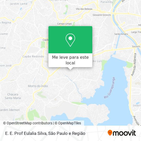 E. E. Prof Eulalia Silva mapa