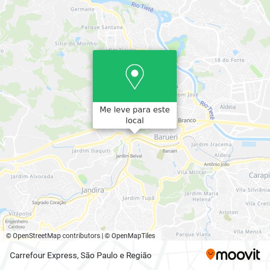 Carrefour Express mapa