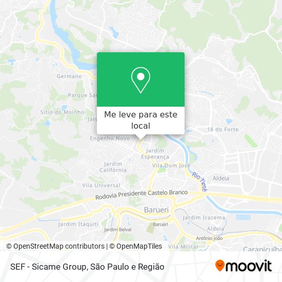 SEF - Sicame Group mapa