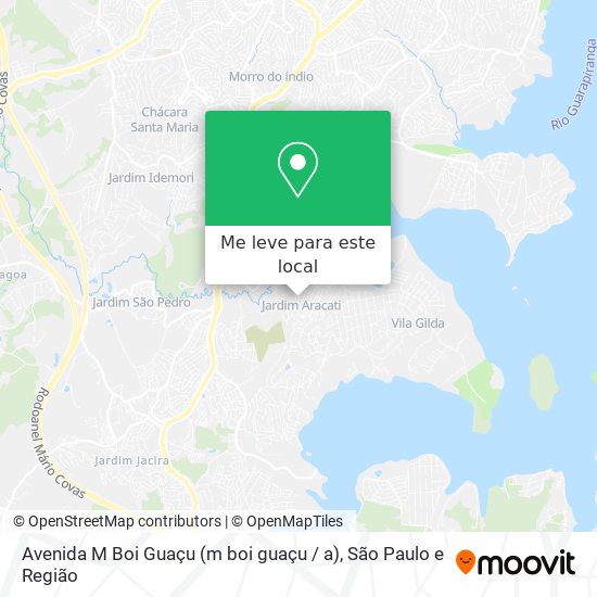 Avenida M Boi Guaçu (m boi guaçu / a) mapa