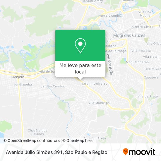 Avenida Júlio Simões 391 mapa