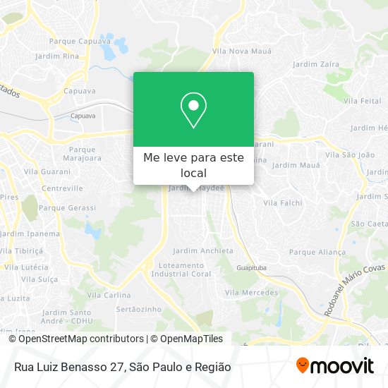 Rua Luiz Benasso 27 mapa
