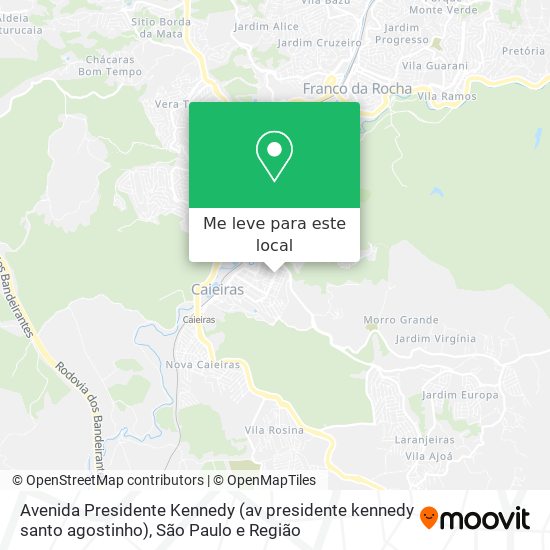 Avenida Presidente Kennedy (av presidente kennedy santo agostinho) mapa