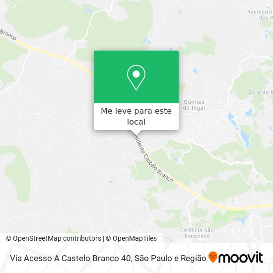 Via Acesso A Castelo Branco 40 mapa
