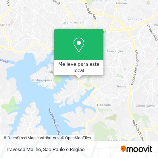 Travessa Mailho mapa