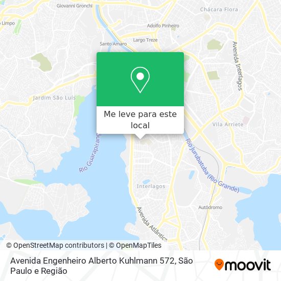 Avenida Engenheiro Alberto Kuhlmann 572 mapa