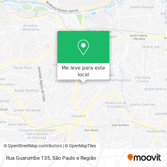 Rua Guarumbe 135 mapa