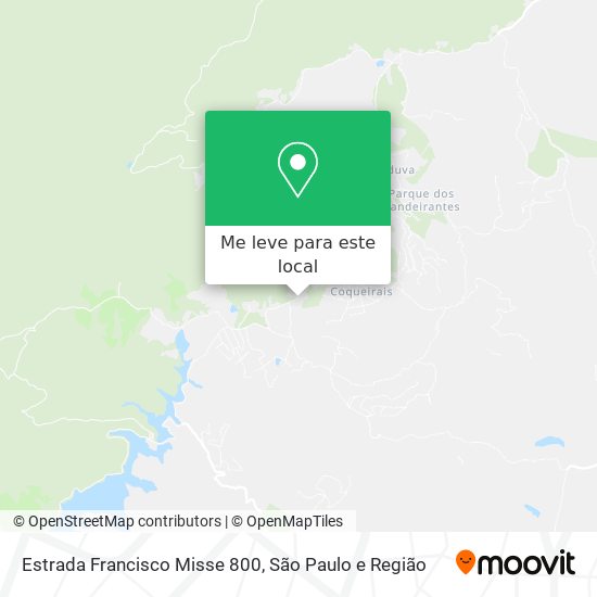 Estrada Francisco Misse 800 mapa
