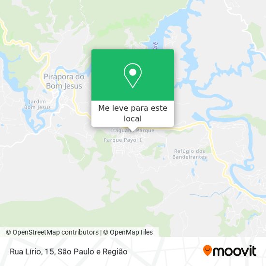 Rua Lírio, 15 mapa