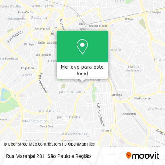 Rua Maranjaí 281 mapa