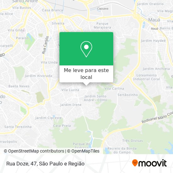 Rua Doze, 47 mapa