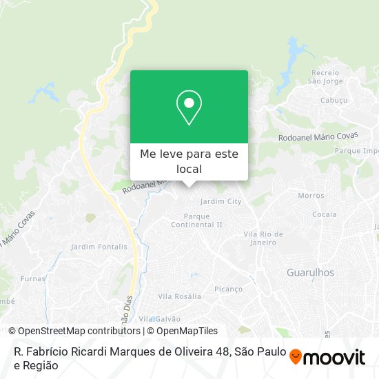 R. Fabrício Ricardi Marques de Oliveira 48 mapa