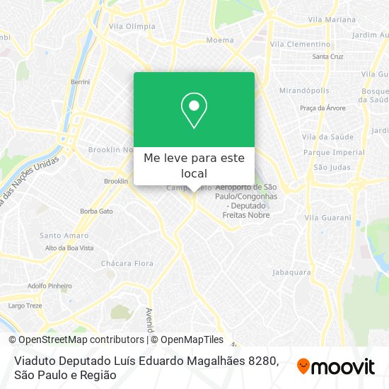 Viaduto Deputado Luís Eduardo Magalhães 8280 mapa