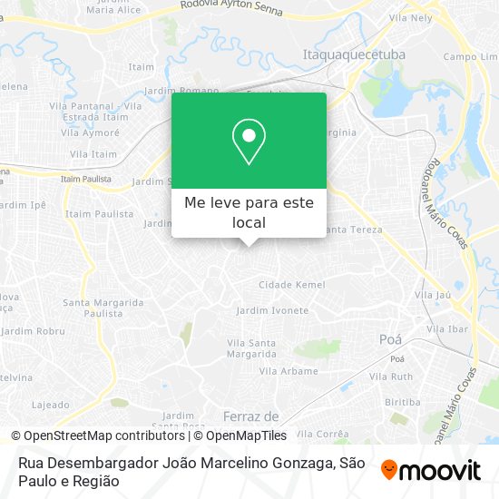 Rua Desembargador João Marcelino Gonzaga mapa