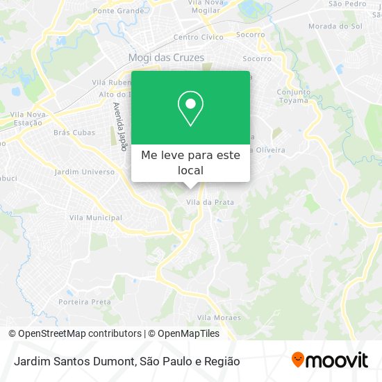 Jardim Santos Dumont mapa
