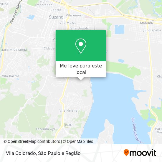 Vila Colorado mapa