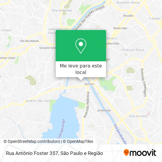 Rua Antônio Foster 357 mapa
