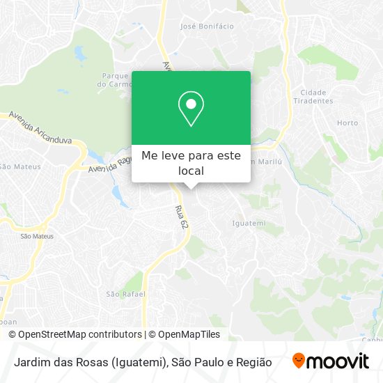 Jardim das Rosas (Iguatemi) mapa