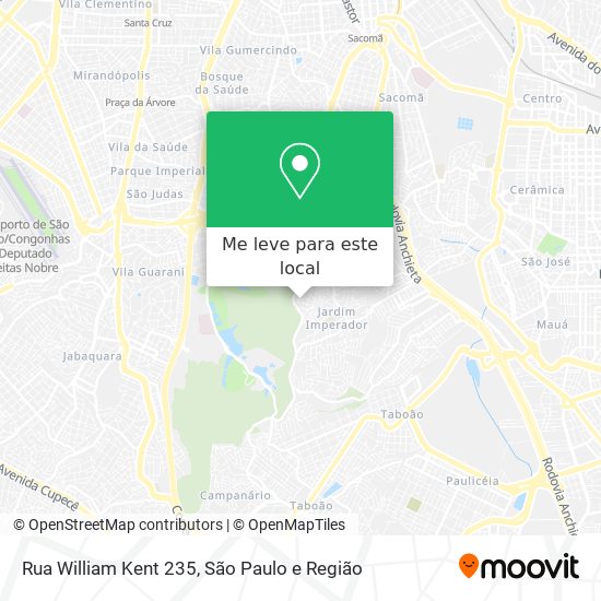 Rua William Kent 235 mapa