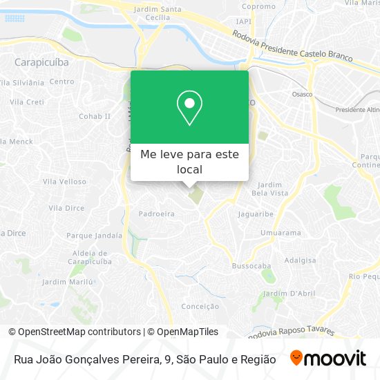Rua João Gonçalves Pereira, 9 mapa