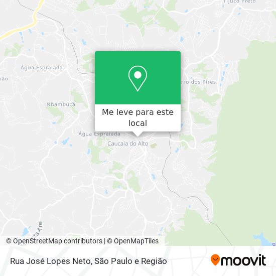 Rua José Lopes Neto mapa