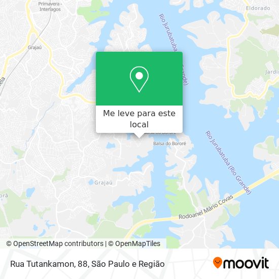 Rua Tutankamon, 88 mapa