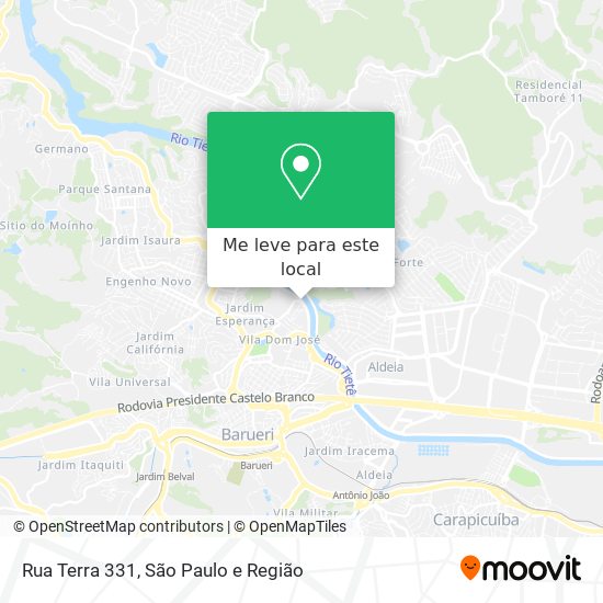 Rua Terra 331 mapa