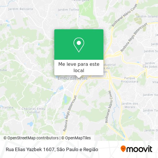 Rua Elias Yazbek 1607 mapa