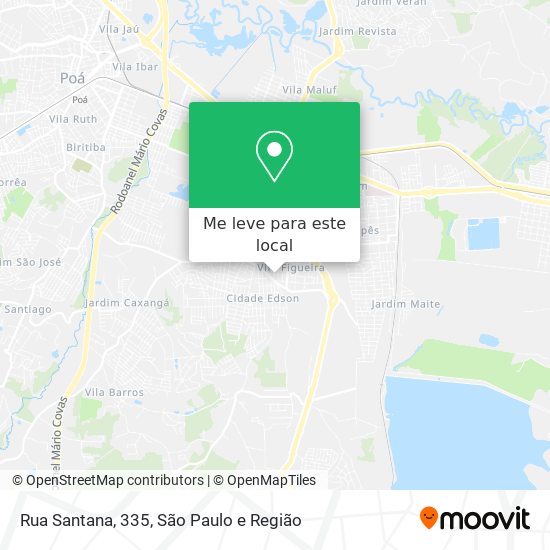 Rua Santana, 335 mapa