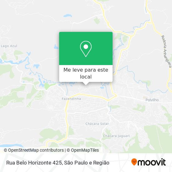 Rua Belo Horizonte 425 mapa