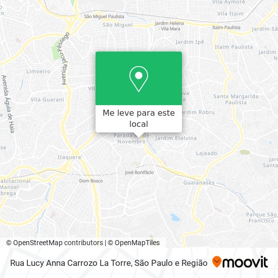 Rua Lucy Anna Carrozo La Torre mapa
