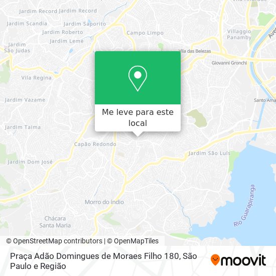 Praça Adão Domingues de Moraes Filho 180 mapa